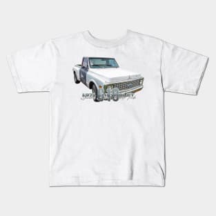 1971 Chevrolet C10 Shortbed Stepside Pickup Truck Kids T-Shirt